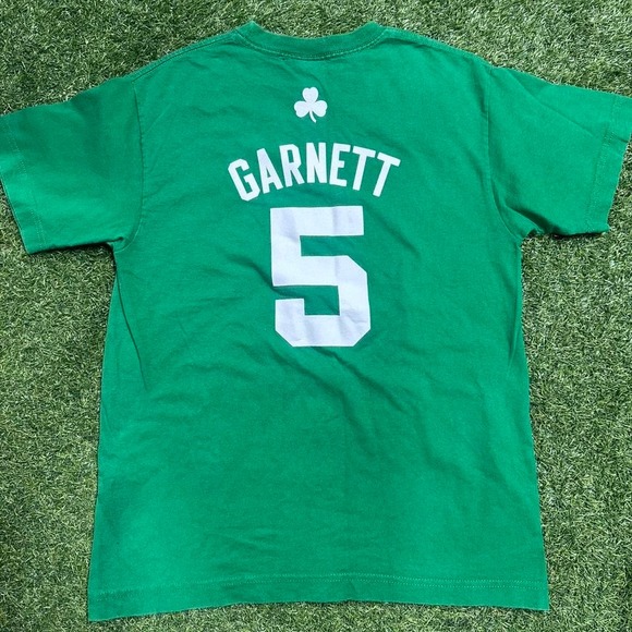 Adidas Kevin Garnett #5 Celtics Tee – Size YOUTH Large - Picture 4 of 4